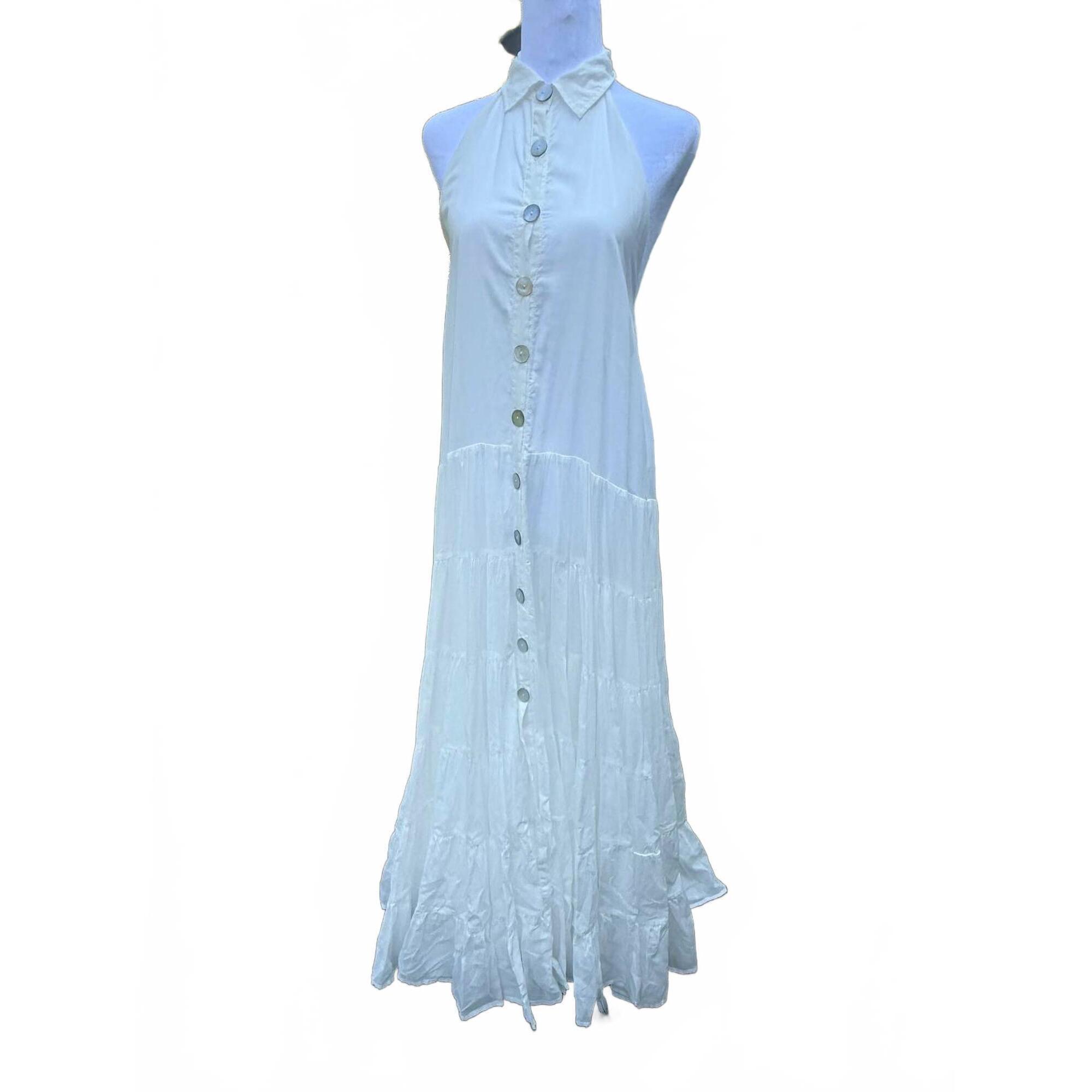 New Erika Pea Women's Soleil Maxi Dress In White